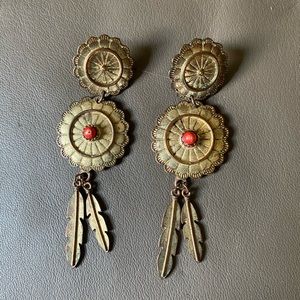 Thrifted Dream Catcher Style Earrings